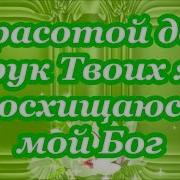 Христ Песня Красотой Дел Рук Твоих Я Восхищаюсь