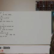 Adele Easy On Me Minus Backing Track Guitar