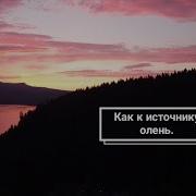 Как Источнику Олень