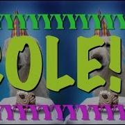 Happy Birthday To You Cole