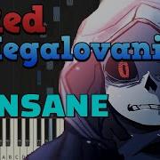 Red Megalovania Piano