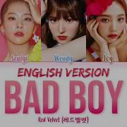 Red Velvet Bad Boy English Version