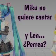 Miku No Quiere Cantar Talkloid Mmd