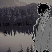 Nightcore Say You Wont Let Go