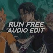 Run Free Editing Audio