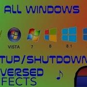 Windows Startup And Shutdown Reversed