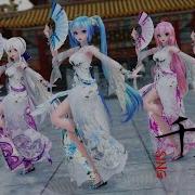 Mmd Sing Miku Luka Haku Teto Luo Tianyi