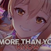 Nightcore More Than You Know Lyrics