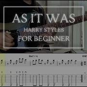 As It Was Guitar Tab Cover