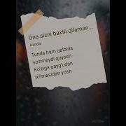 Ozoda Ona Sizni Baxtli Qilaman Karaoke