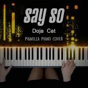 Doja Cat Say So Piano Cover By Pianella Piano