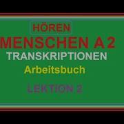 Deutsch Menschen A2 Hoeren Arbeitsbuch