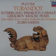 John Alldis Choir Turandot Act Iii Scene 1 Nessun Dorma