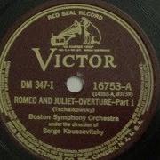 1812 Festival Overture Op 49 Sergey Koussevitzky Бостонский Симфонический Оркестр