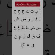 Алфавит Арабский Произношение