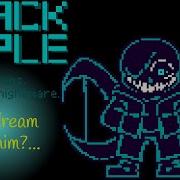 Nightmare Sans Black Apple Remix Cover