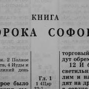 Библия Книга Пророка Софонии Ветхий Завет Читает Александр Бондаренко