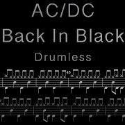 Ac Dc Back In Black Drumless With Scrolling Drum Sheet