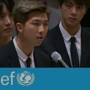 Bts Speech At The United Nations Unicef