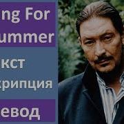 Looking For The Summer Chris Rea На Русском Языке