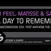 Matisse Sadko A Day To Remember