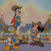 Mickey Donald Goofy Los Tres Mosqueteros