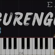 Kimetsu No Yaiba Op Gurenge Lisa Easy Piano Tutorial Synthesia