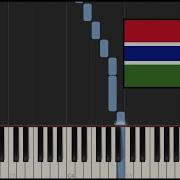 Gambia National Anthem Piano