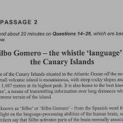 Silbo Gomero The Whistle Language Of The Canary Islands Reading Answers