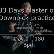 Day 1 Master Of Puppet Guitar Backing 180 Bpm E Vocal