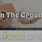 On The Ground Rose Guitar