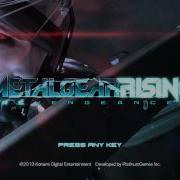 Metal Gear Rising Revengeance Main Menu Theme